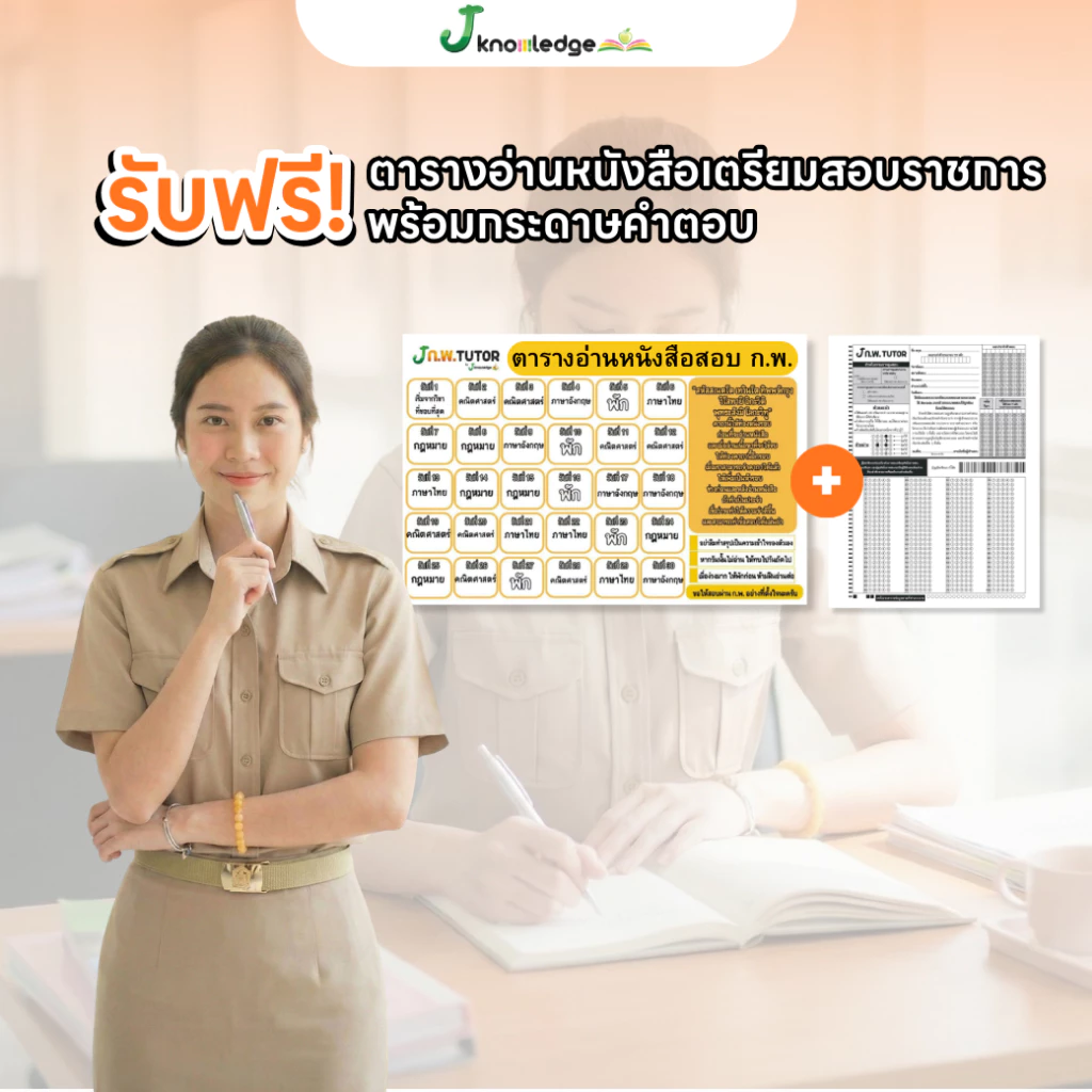 หนังสือสอบ กพ พร้อมติวและเฉลยข้อสอบจริง กพ (ภาค ก) ปี 69 ฟรี! คอร์สติว 40 ชม. [ส่งฟรี] thumbnail 5