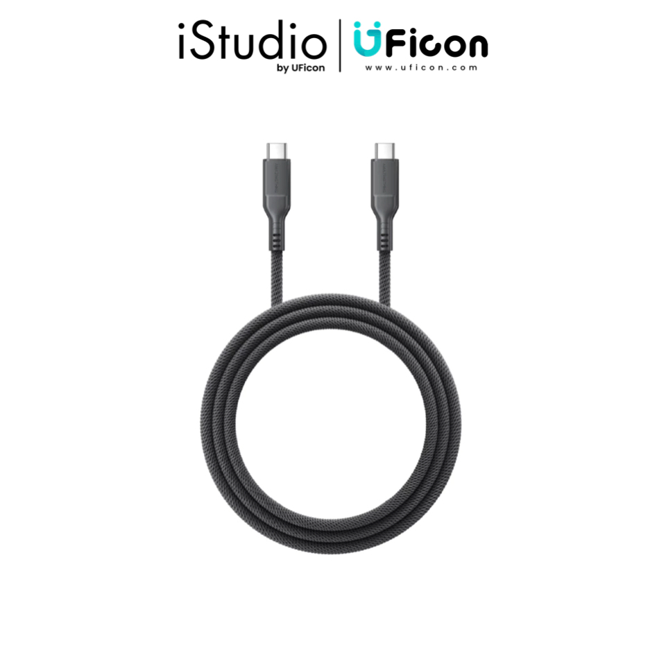 AMAZINGthing รุ่น Thunder Pro 7X (100W) สายชาร์จสำหรับ Android / iPhone (USB-C to USB-C) ; istudio b