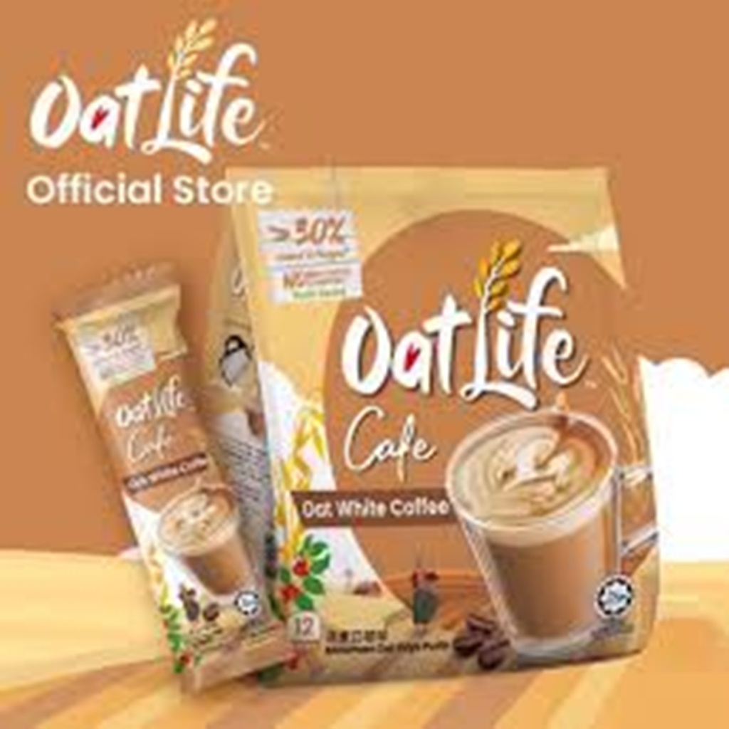 Oatlife คาเฟ่ รสไวท์คอฟฟี่ 28 ก. x 12 ซอง