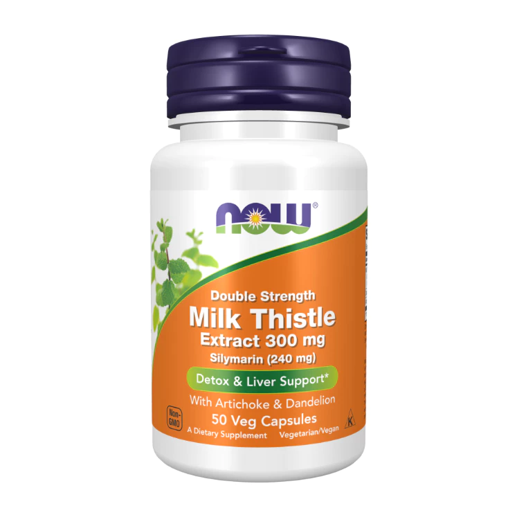 Now Foods Milk Thistle Extract, Double Strength 300 mg Veg Capsules