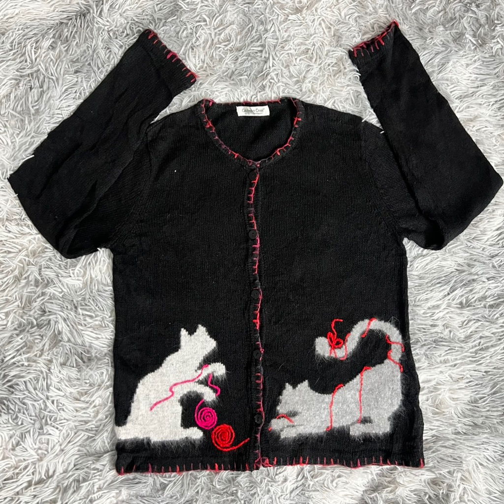 Pre-loved!! Coldwater Creek Cat Cardigan