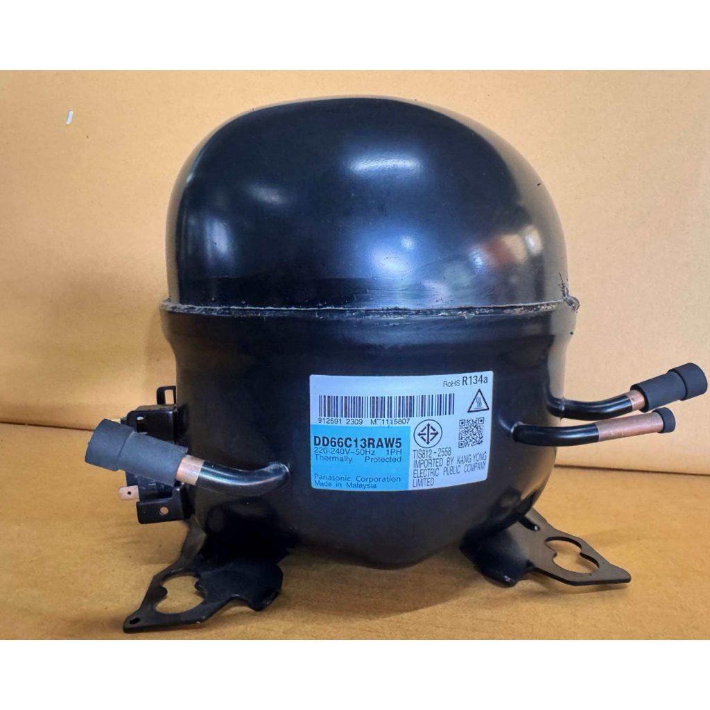 คอมเพรสเซอร์ตู้แช่เครื่องดื่ม ขนาด1 ประตู R134 คอมใหม่ รหัสDD66C13RAW5