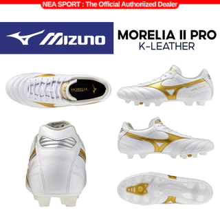 [ตัวโปร รุ่นเดอะ แฟนๆการันตี] MIZUNO MORELIA II PRO รองเท้าฟุตบอล สตั๊ด หนังจิงโจ้ มิซูโน่ แท้