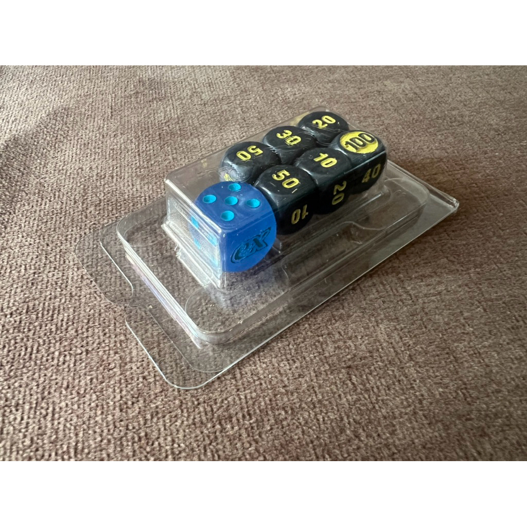 Pokemon Dice and Coin from ETB Phantasmal Flames