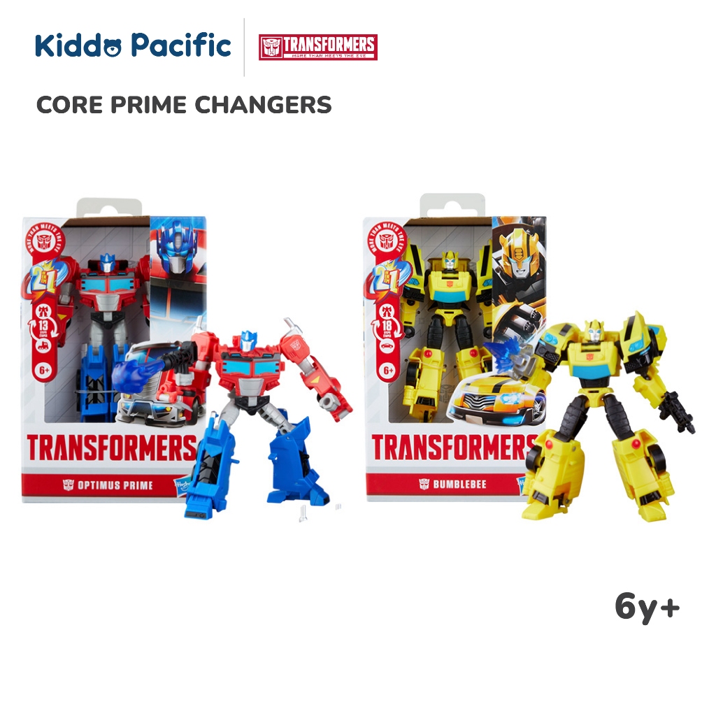 TRANSFORMERS CORE PRIME CHANGERS OPTIMUS PRIME - BUMBLEBEE ฟิกเกอร์ ขนาด 5 นิ้ว