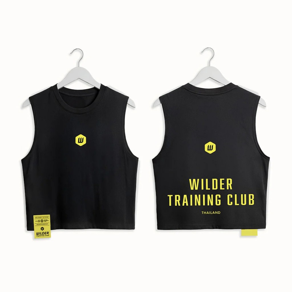 WILDER Training Club Crew Crop Tank