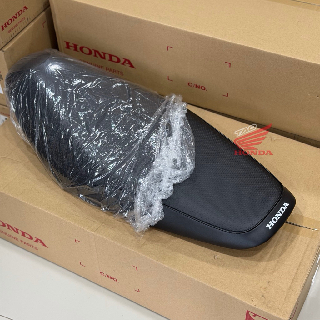 เบาะเวฟ125S/R หัวเถิก/หน้าแหลม (รุ่นถังคาร์บู) ตัวมีตะเข็บ แท้ศูนย์ฮอนด้า 77200-KPH-B00