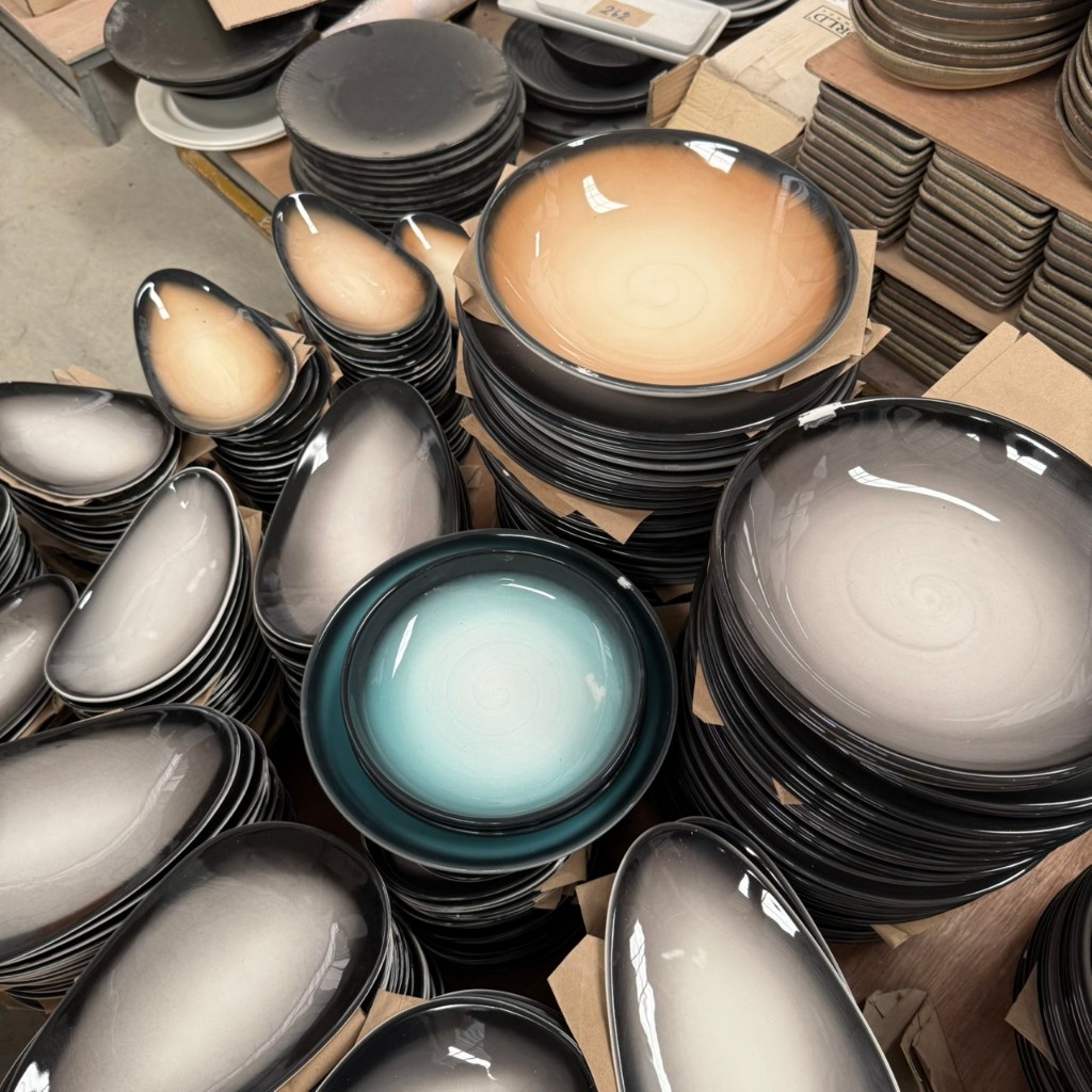[ลดสูงสุด 80%] NP Ceramic จานเซรามิค จานเปล ถ้วยชาม สินค้ามีตำหนิ สีเพี้ยน สินค้าเกรดB ราคาถูก