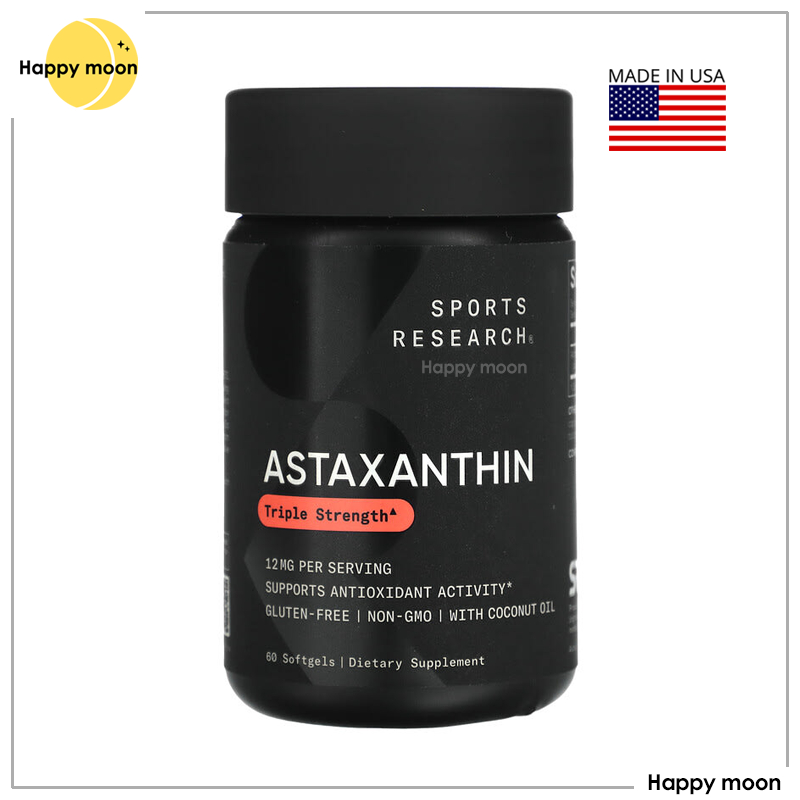 Sports Research, Astaxanthin, Triple Strength, 12 mg, 60 Softgels