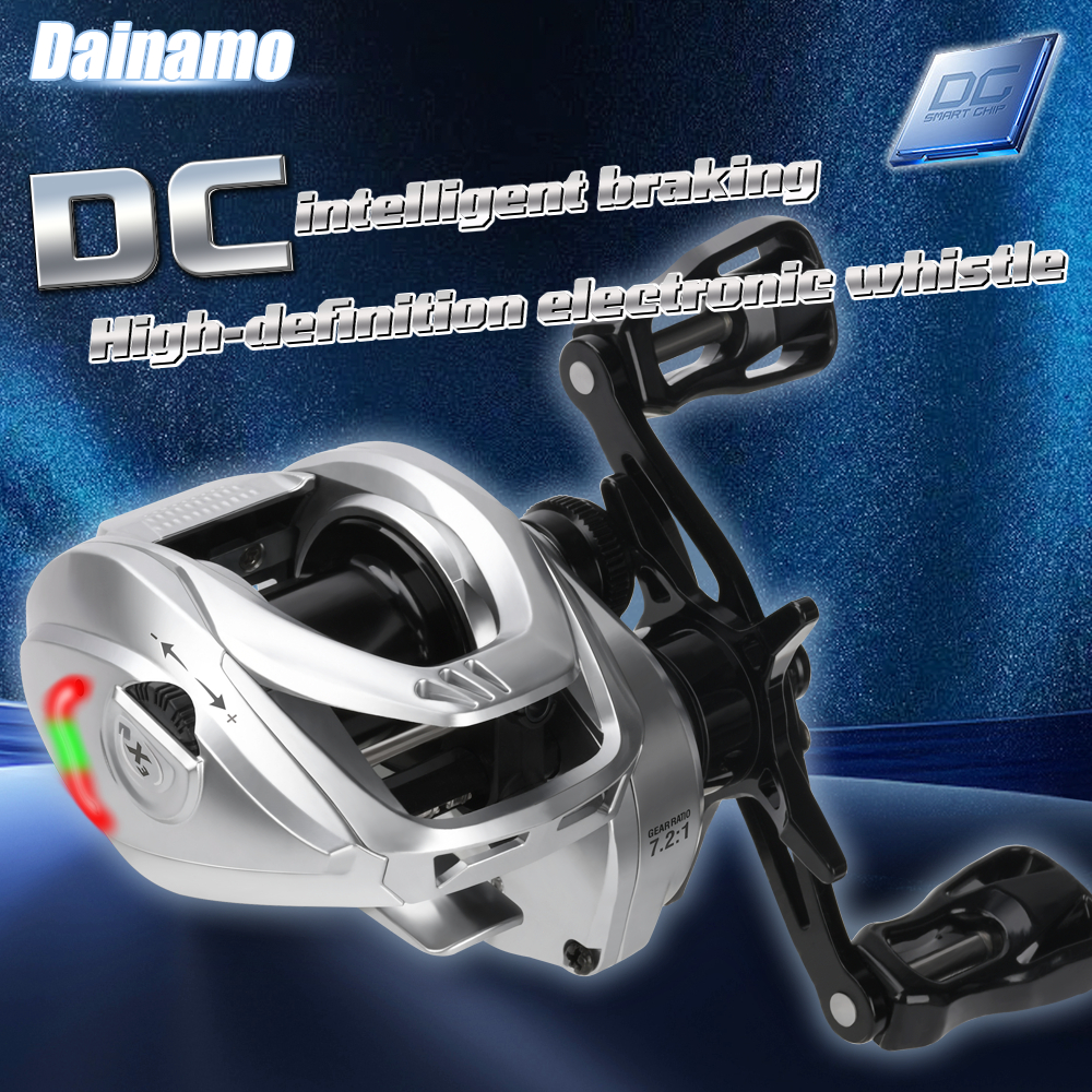 Dainamo รอกเบทคาสติ้ง DC BC ระบบควบคุมดิจิทัล เสียงเตือน DC ZING อัตราทดเกียร์ 7.2:1 ลูกปืน 10+1BB แรงดึงสูงสุด 10 กก. ร