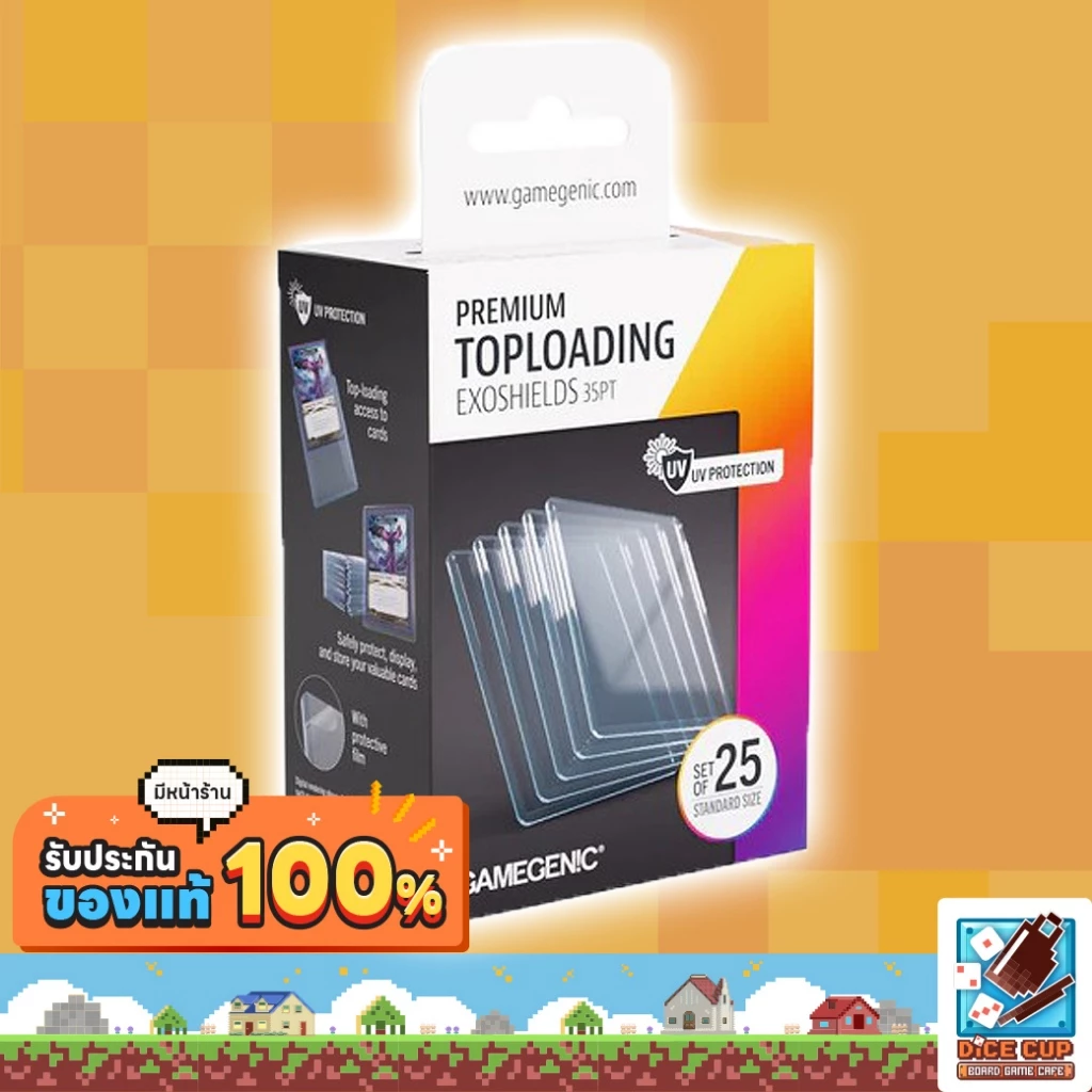 [ของแท้] Gamegenic Premium Toploading Exoshields 35PT Board Game