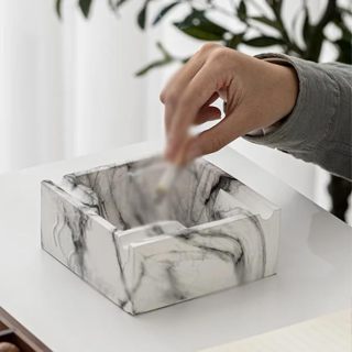 ที่เขี่ยบุหรี่ ทรง4เหลี่ยม Square Ceramic Ashtray ทำจากเรซิน…