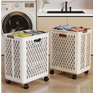 alive ตะกร้าผ้าพับได้สำหรับใช้ในบ้าน ตะกร้าผ้าพลาสติก ตะกร้า…