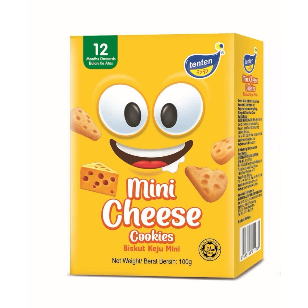 TenTen Baby Mini Cookies Snacks cheese 100g