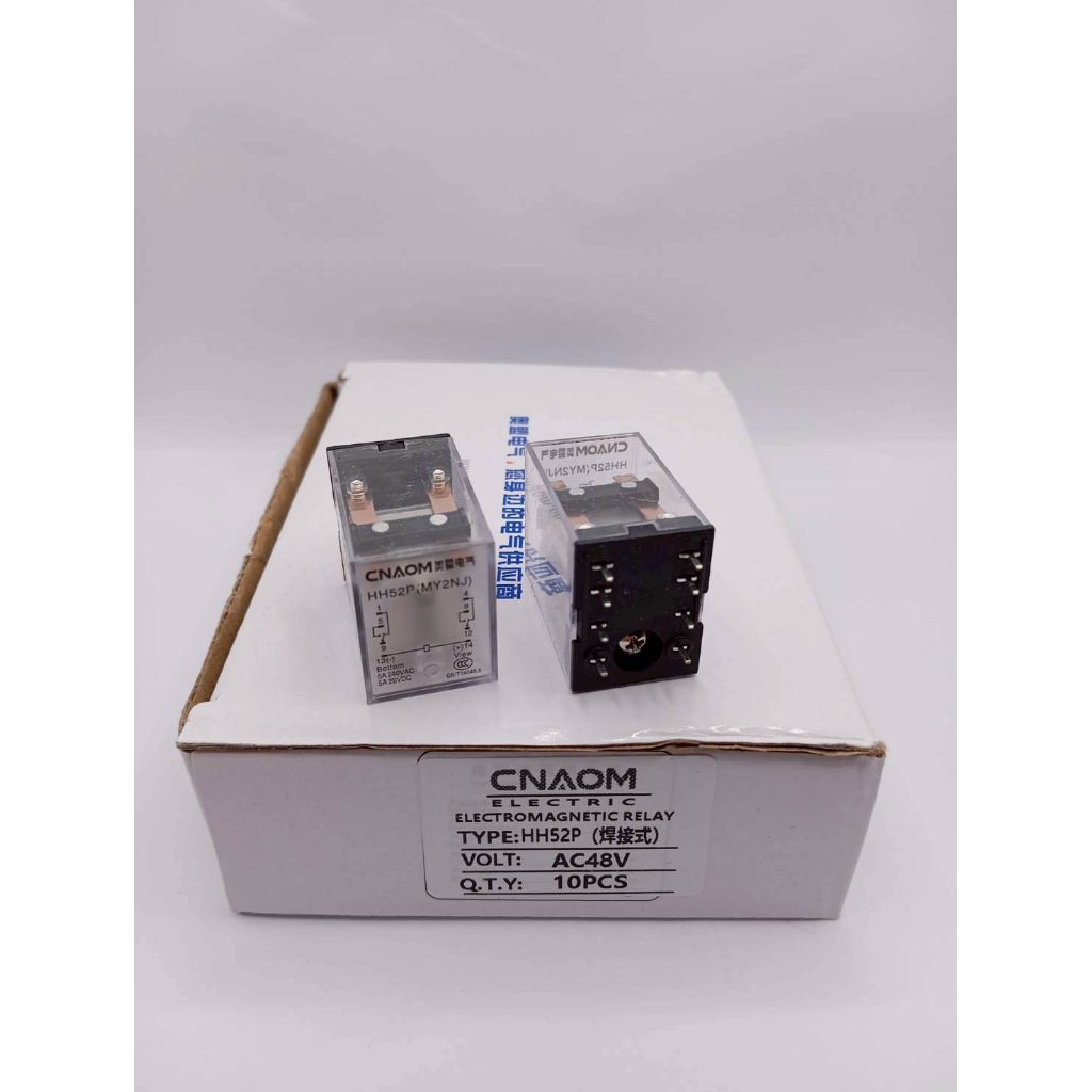 MY2 48VAC ขาเเหลม Relay) รุ่น HH52P หรือ MY2NJ รีเลย์ควบคุมขนาดเล็ก 8 ขา พร้อมส่งจาก กทม