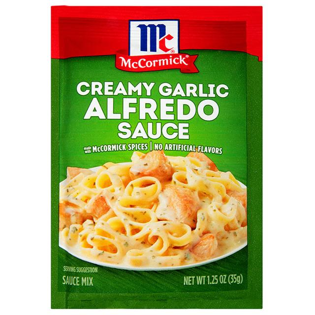 แม็คคอร์มิค ซอสผงราดหน้าพาสต้าอัลฟรีโด้เบรนด์ 35กรัม Mccormick Alfredo Pasta Sauce Blend 35g.