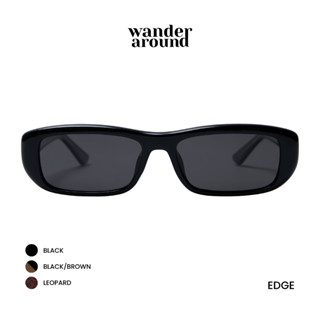 WANDER AROUND SUNGLASSES - Edge (Black, Leopard, Black/Brown…