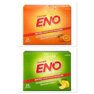 [1กล่อง24ซอง] Eno อีโน รสส้ม และรสมะนาว ลดกรด บรรเทาอาการท้องอืด