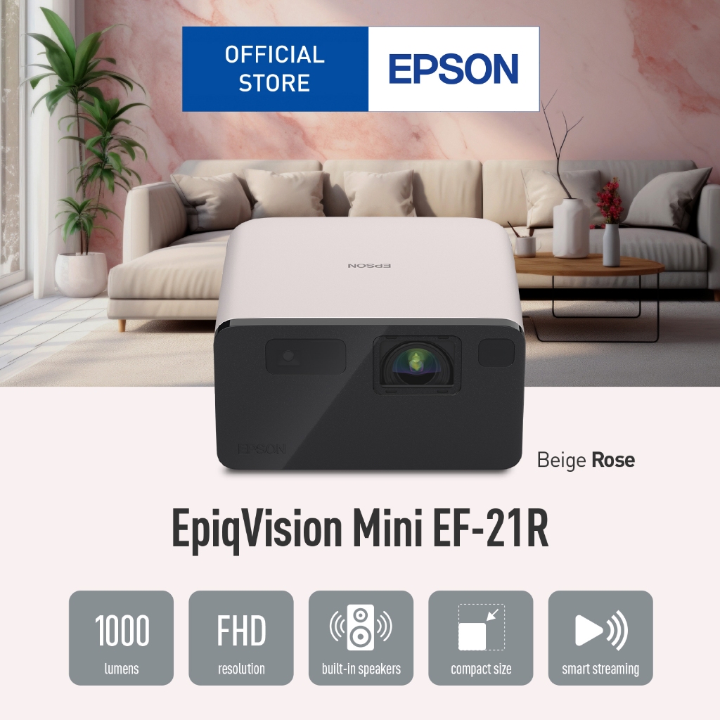 🔥 Epson EF-21R รุ่นใหม่ | Smart Projector | Full HD | ใช้งานง่าย พร้อมแอปดูหนัง