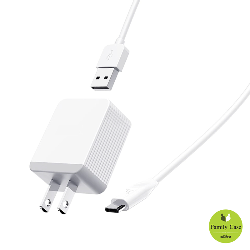 หัวชาร์จ C22B USB-A 1 พอร์ต รองรับชาร์จเร็ว 3A