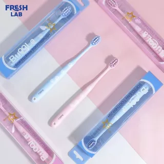 Buoola แปรงสีฟัน Ultra Soft 5 ดาว ขนแปรงปลายเรียวเล็ก ทำความสะอาดคราบพลัคอย่างอ่อนโยน เหมาะสำหรับเหงือกบอบบาง