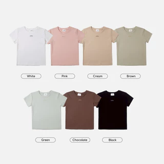 Paloy - PL2106 เสื้อยืดแขนสั้น อกปัก paloy ผ้ายืด