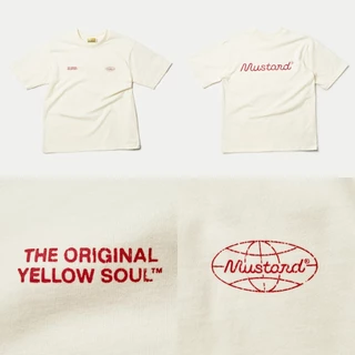 Mustard® Cracked Logo Tee | เสื้อยืดโลโก้ ผ้านุ่มพิเศษ (มีให้เลือก 5 สี)