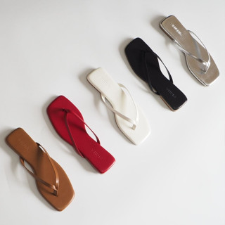 รองเท้าผู้หญิงแฟชั่น รองเท้าแตะ รุ่นเชอร์รี่ หนีบ แฟชั่นทรงเ…