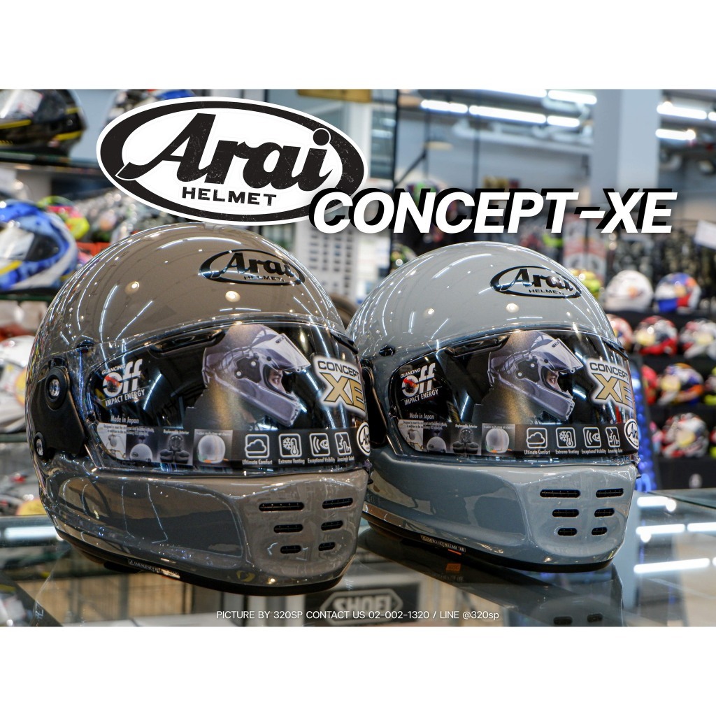 หมวกกันน็อค ARAI CONCEPT-XE ECE22.06 ของแท้ ส่งไว !! 320sp.online