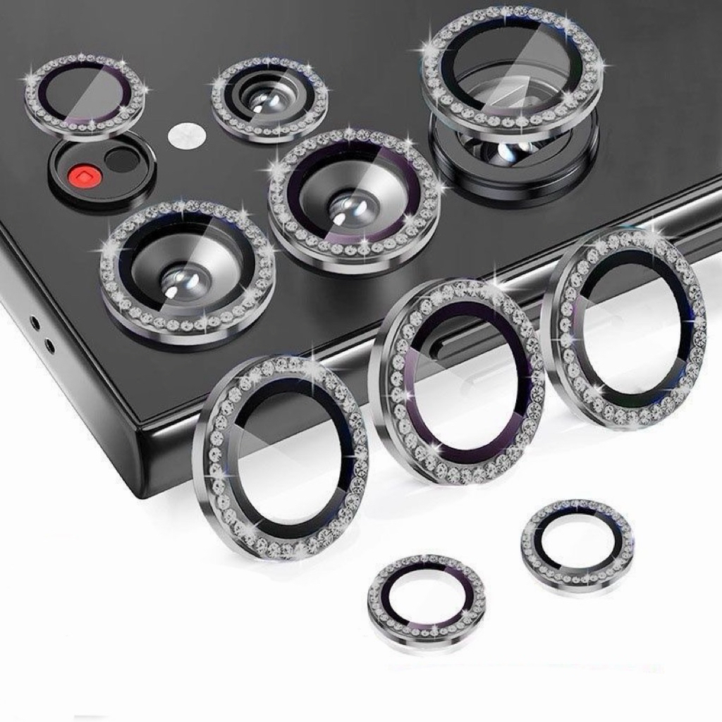 ฟิล์มเลนส์กล้อง เพชรเลนส์ สําหรับ samsung Galaxy S26 S26Plus Ultra S24FE S23FE S23Plus S25 Ultra S24 Ultra S23 S22 Ultra