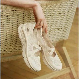 SKECHERS Women Arch Fit Slip-In Shoe 2026 รองเท้าคัทชูผู้หญิง พื้น Memory Foam สเก็ตเชอร์ส