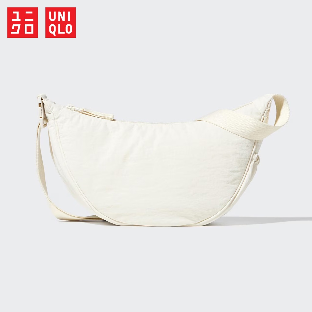 กระเป๋าสะพายไหล่ Uniqlo - Nylon 01 Off White