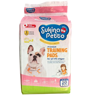 Sukina Petto Training Pad for Dog แผ่นรองซับอย่างหนา แผ่นรองฉี่สุนัขเกรดพรีเมี่ยม