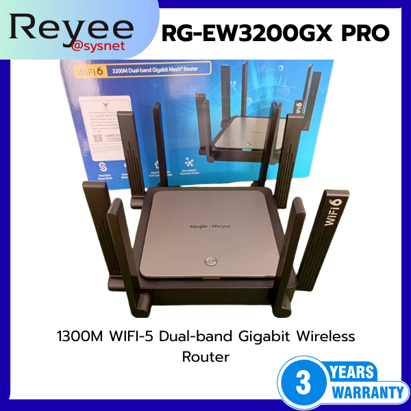 Reyee RG-EW3200GX PRO 3000M WIFI6 Gigabit Wireless Mesh Router