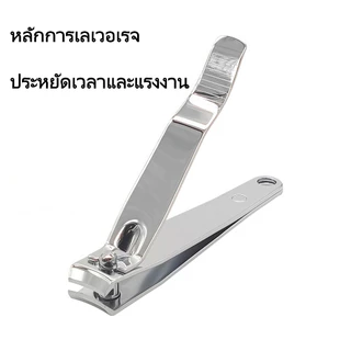 กรรไกรตัดเล็บ คมมาก พรีเมียม คม แข็งแรง ตัดเล็บหนาได้ดี สเตนเลส Nail Clipper