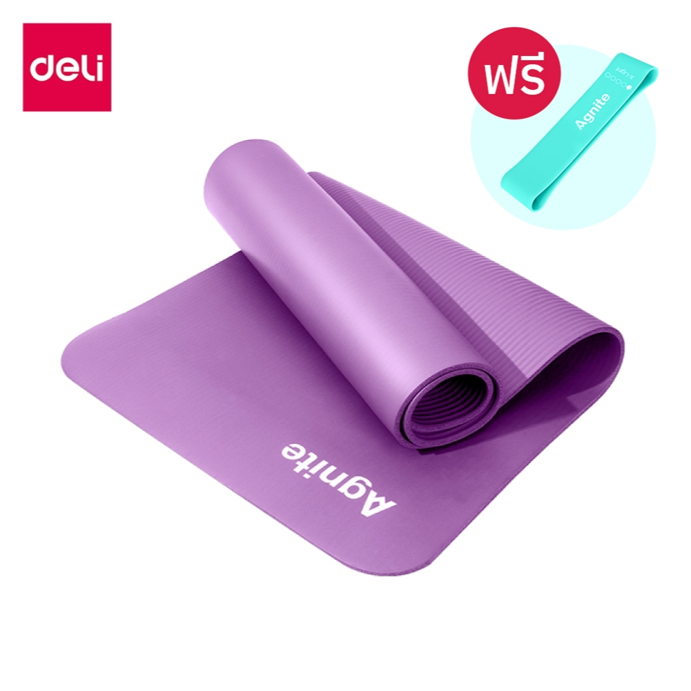 Deli แผ่นโยคะ เสื่อโยคะ แผ่นรองออกกําลังกาย แบบNBR เสื่อออกกําลังกาย ไม่ขาดง่าย อุปกรณ์ออกกำลังกาย Y