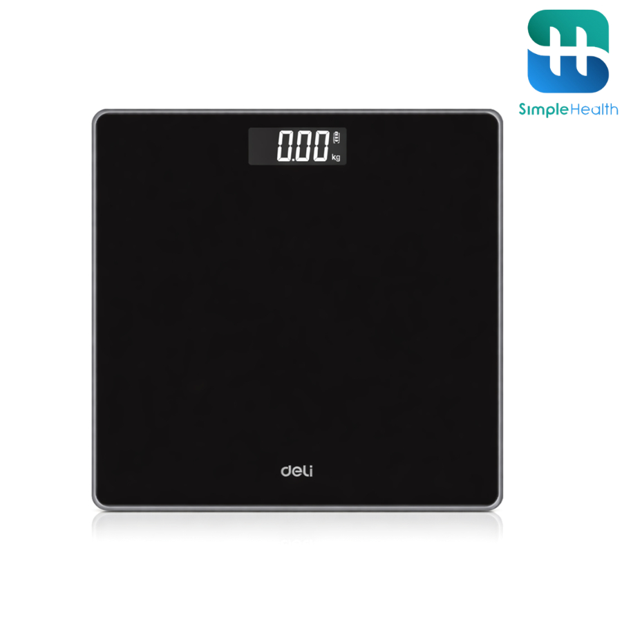 Simple Health เครื่องชั่งน้ำหนักดิจิตอล Weight Scale หน้าจอ LCD ขนาดใหญ่รองรับ 5-180 kg