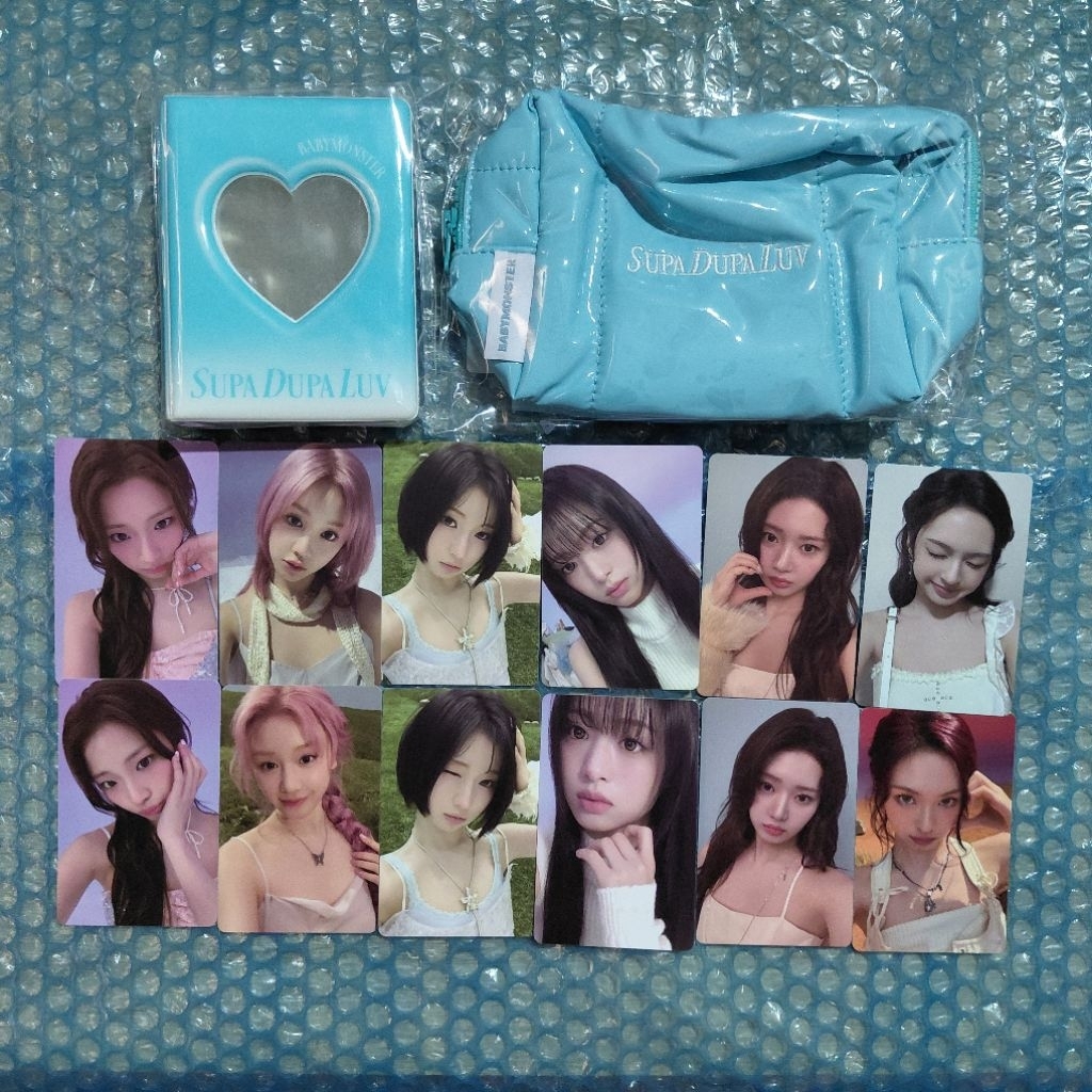 [พร้อมส่ง] ♡ หาร การ์ด BABYMONSTER [WE GO UP] '𝐒𝐔𝐏𝐀 𝐃𝐔𝐏𝐀 𝐋𝐔𝐕' OFFICIAL MD - PHOTOCARD COLLECT BOOK / POUCH