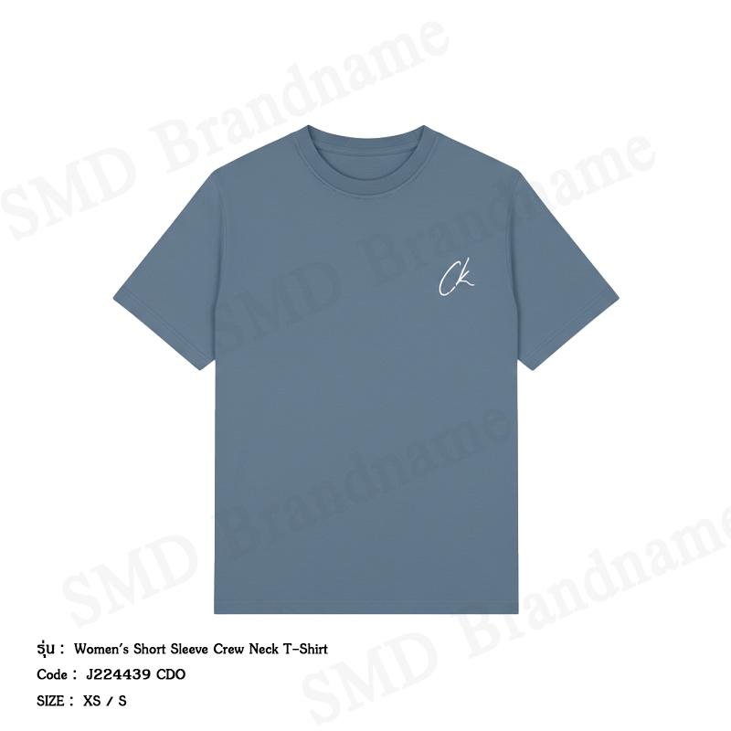Calvin Klein Jeans เสื้อยืดคอกลมผู้หญิง รุ่น Women's Short Sleeve Crew Neck T-Shirt Code: J224439 CD