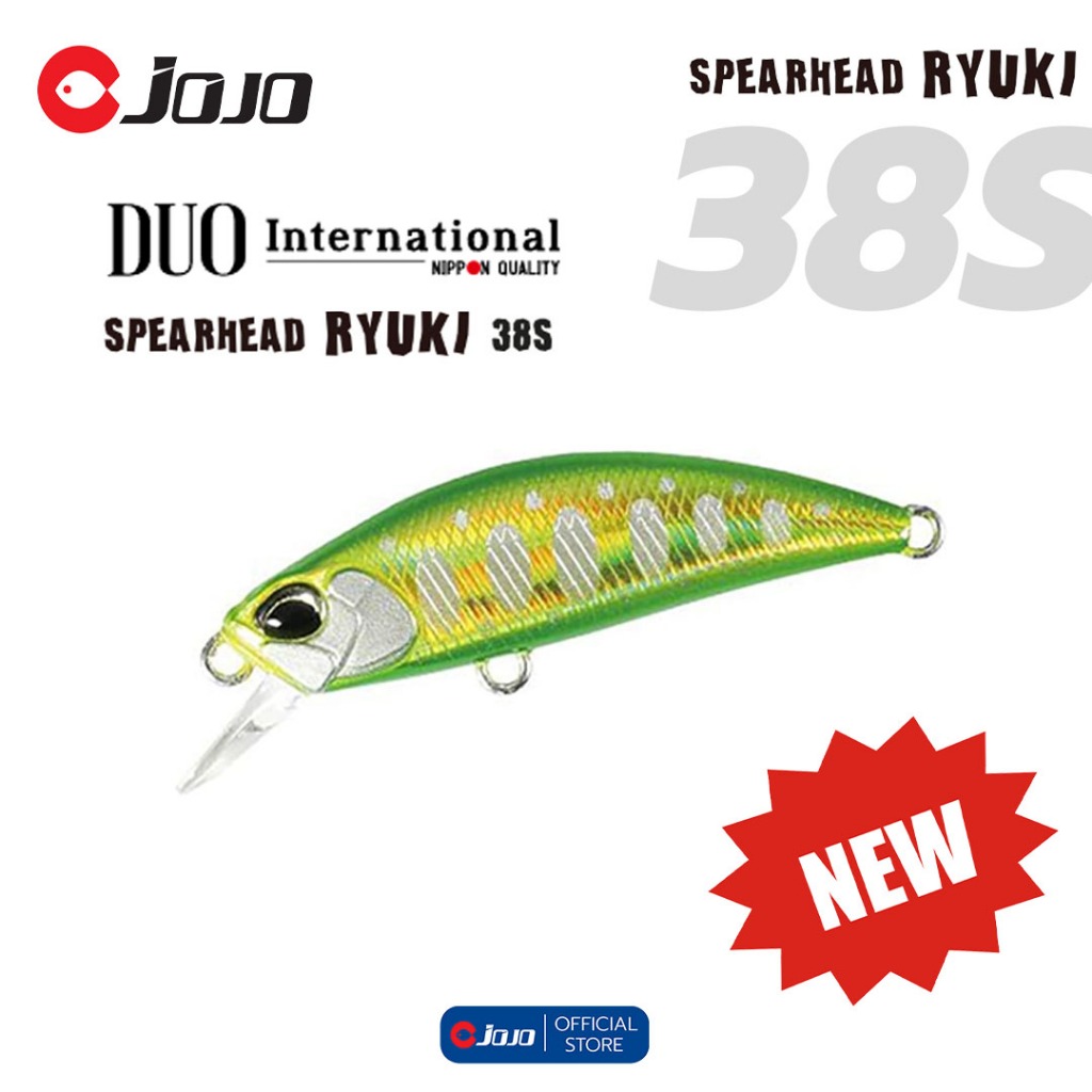 เหยื่อปลอม DUO รุ่น Spear head Ryuki ขนาด 38s หนัก 2.8 กรัม ตกปลา กระสูบ น้ำไหล กะพง