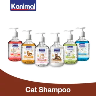 (6 สูตร) Kanimal Cat Eco Shampoo 300 ml. แชมพูแมวสูตรอ่อนโยน สำหรับแมวทุกสายพันธุ์ สามารถใช้ได้ตั้งแต่อายุ 3 เดือนขึ้นไป
