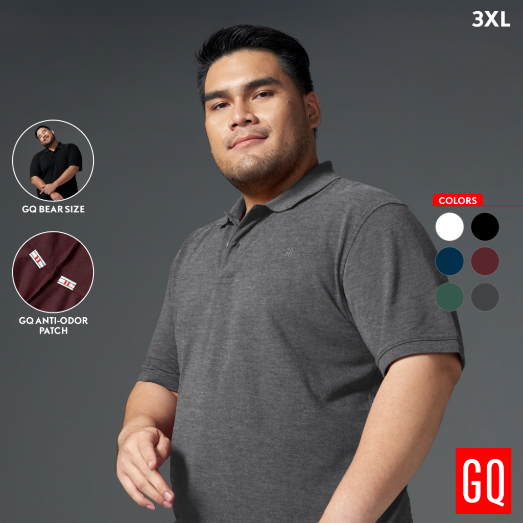 GQ Bear Size Polo™  เสื้อโปโลไซซ์ใหญ่สไตล์มินิมอล