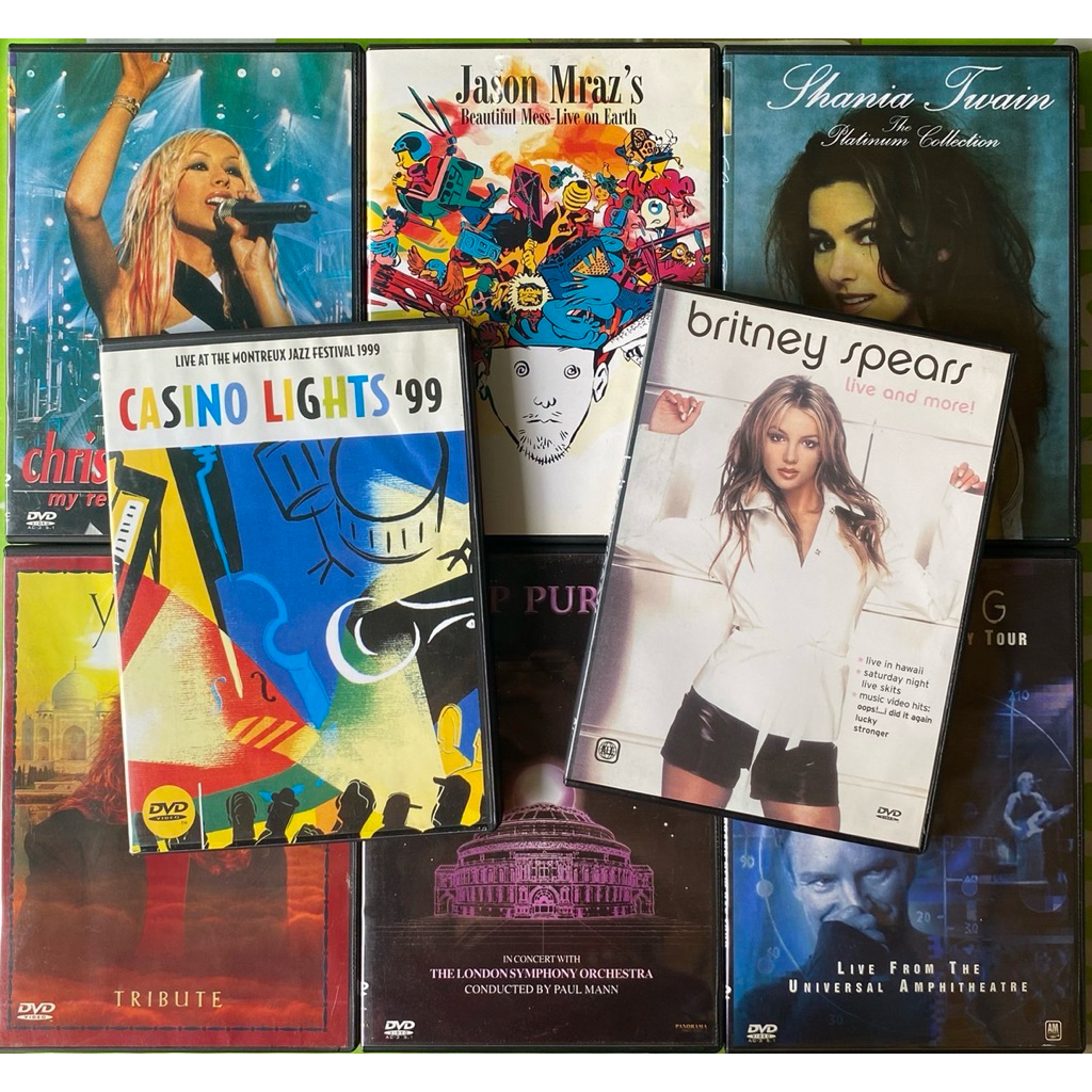 DVD เพลงสากล มีหลายศิลปิน มือสอง