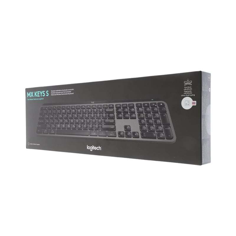 LOGITECH MX KEYS S KEYBOARD WIRELESS  GRAPHITE (BLUETOOTH)