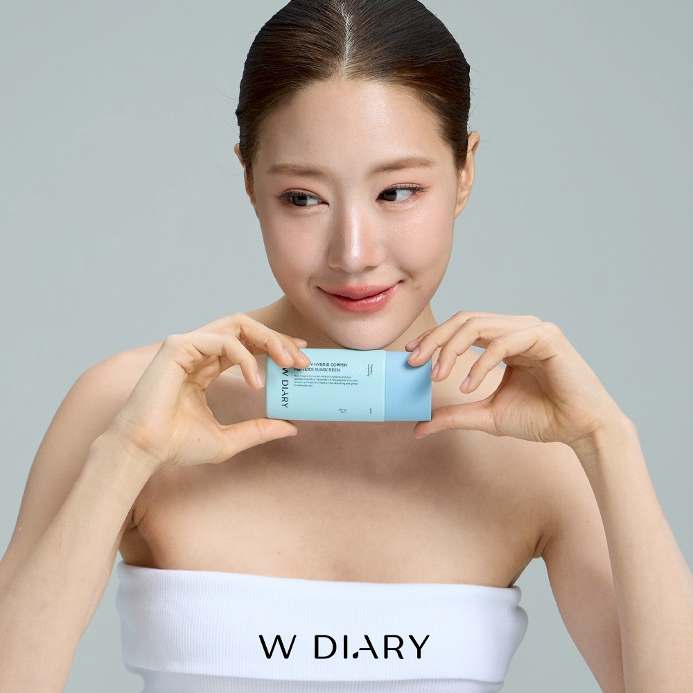 W DIARY BLUESKY HYBRID COPPER PEPTIDES SUNSCREEN บลูสกาย ไฮบริด คอปเปอร์ เพปไทด์ ซันสกรีน รูปที่ 2