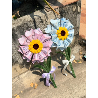 ช่อดอกไม้เงิน ซองใส่เงิน 10 ใบ 💐 ของขวัญปัจฉิม