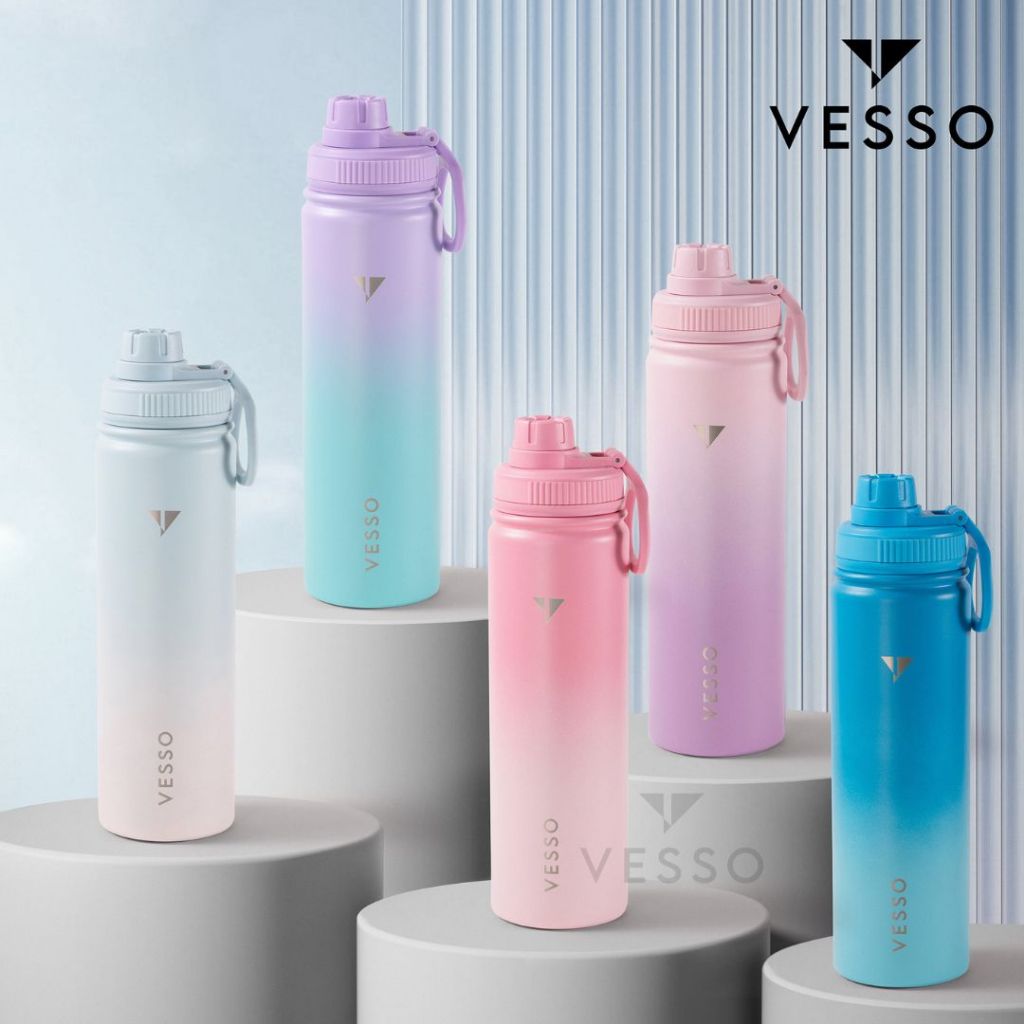ListonX x VESSO Prime Vacuum Insulated | ขวดน้ำสแตนเลสเก็บอุณหภูมิระดับพรีเมียม ขนาด650ml&1000ml เก็บความร้อน–เย็นยาวนาน