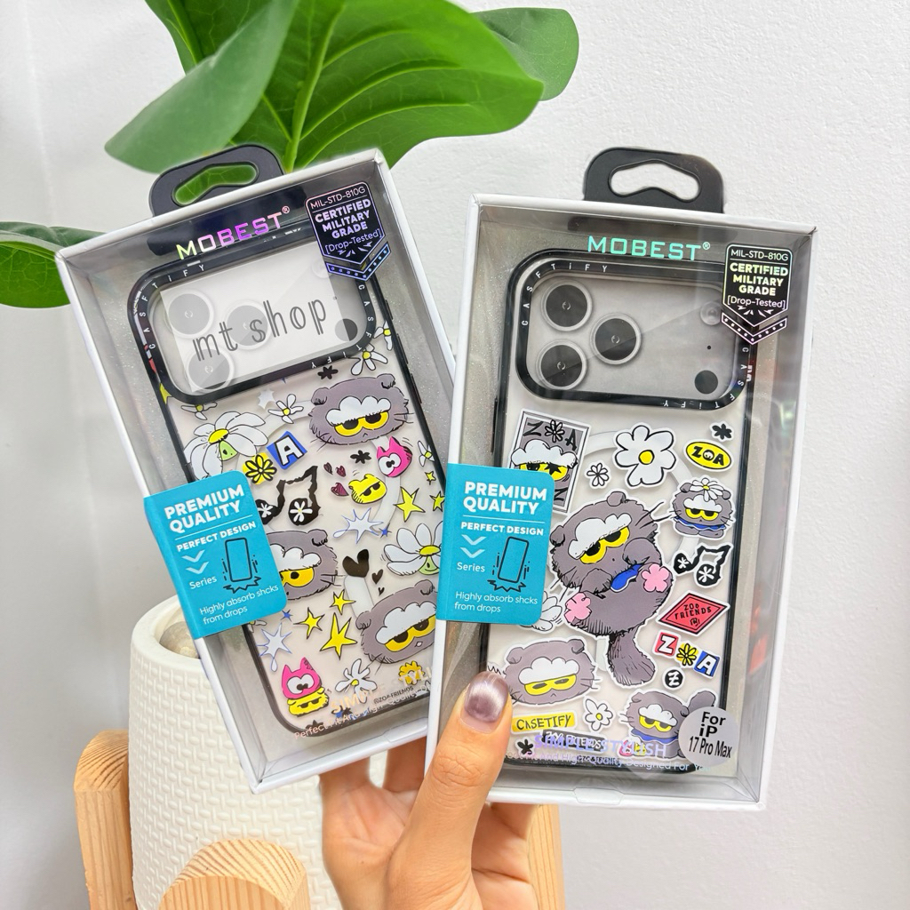 💥Mobest Caseลายการ์ตูนZOA มีแม่เหล็กชาร์จ สำหรับรุ่น iP 17promax