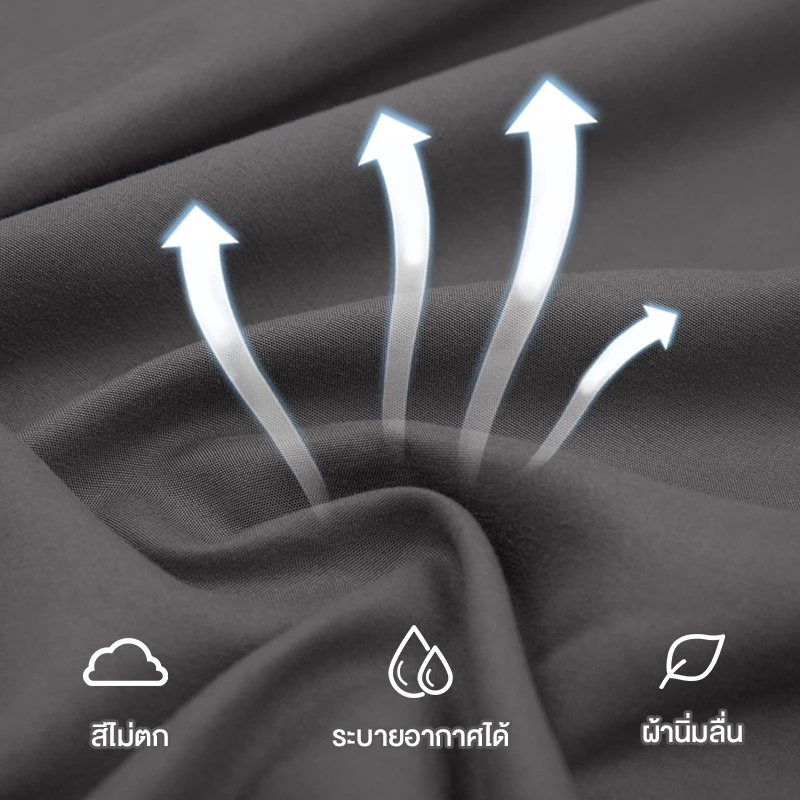 ผ้าปูที่นอนสีพื้น กันไรฝุ่น ขนาด 3ฟุต/3.5ฟุต/5ฟุต/6ฟุต thumbnail 7