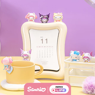 [ กล่องสุ่ม ] Sanrio Lying Bean รุ่น Guardian Meow Squad Series ที่เกาะโทรศัพท์มือถือ ซานริโอ้ ลิขสิทธิ์แท้